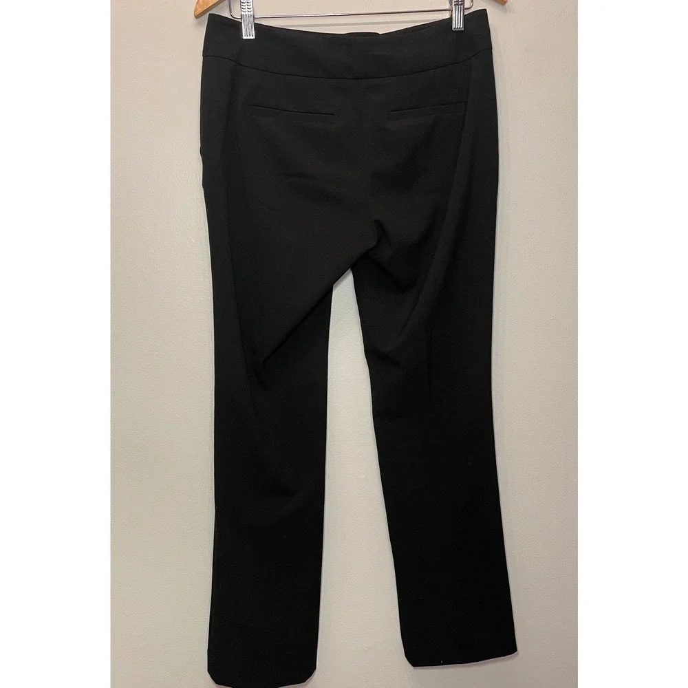 New York & Company 7th Avenue Design Studio Black Bootcut Dress Pants Size 4‎